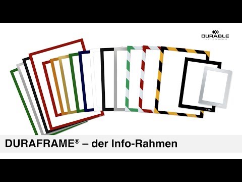 Artikelvideo 2 für DURABLE Magnetrahmen selbstklebend DURAFRAME® silber A4, 2 St., Artikelnummer 510560