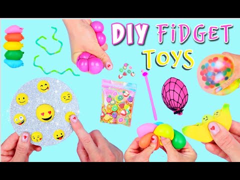 7 DIY FIDGET TOYS IDEAS - Viral TikTok Fidget Toys You Will Love - Emoji POP IT and much more!