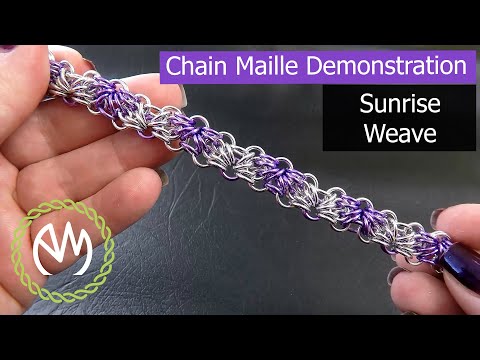 Chain Maille Tutorial - Sunrise Weave