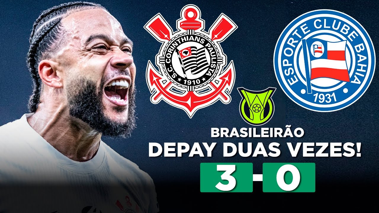 CORINTHIANS x BAHIA AO VIVO Brasileirão Série A 2024 37ª Rodada | Narração