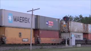 preview picture of video 'Railfanning Arlington, Ohio 6/9/2014 - Intermodal'