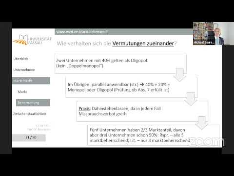 Kartellrecht 10 - Marktbeherrschung (23.06.2021)