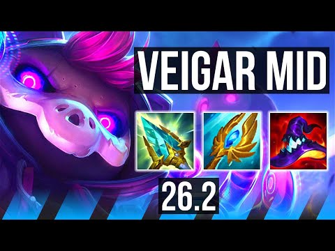 VEIGAR vs AKALI (MID) | KR Challenger | 26.2