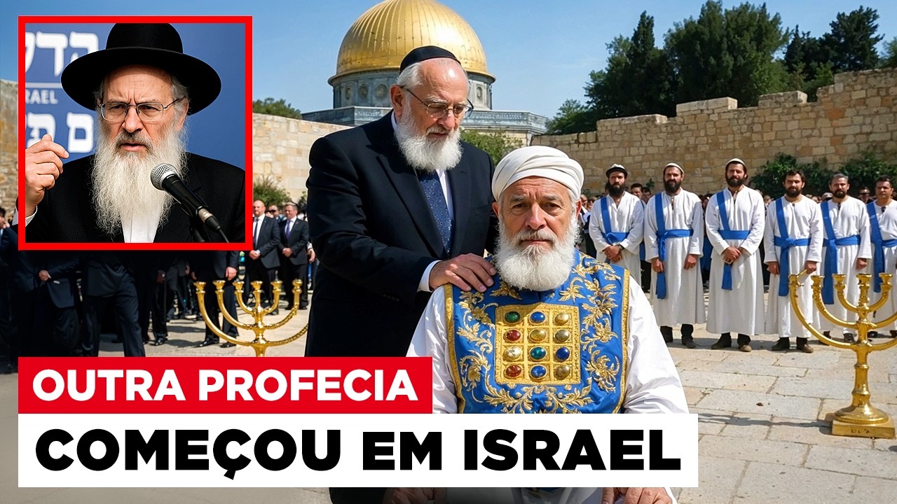 ISRAEL ACABA DE PREPARAR O SACERDOTE! O 3º Templo Vem Aí