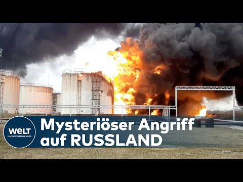 FLIEGENDER PANZER Mi-24: Haben Russen eigenes Öllager angegriffen? | WELT Thema