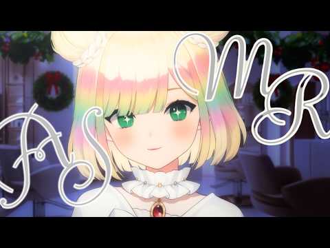 【ASMR】a relaxing holiday spa🚿🤍 | hair cut, wash, shave, etc.✂️ | pampering you + personal attention😴