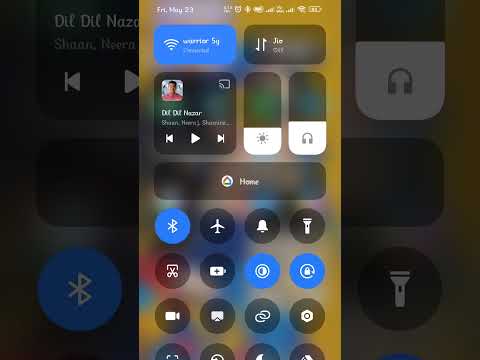 REDMI Note 12 Pro Speed Edition:/Poco X5 pro control centre Hyperos 2.0