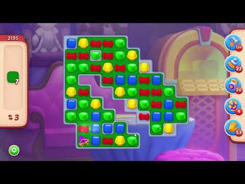 Homescapes 2195 Level - 17 moves - NO BooSTERS