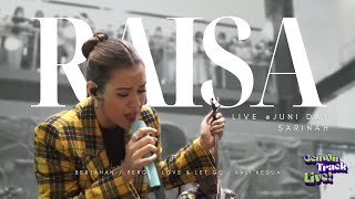Download lagu RAISA -  BERTAHAN / PERGI ; LOVE & LET GO ; KALI KEDUA [LIVE @SARINAH] |  GENONTRACK mp3