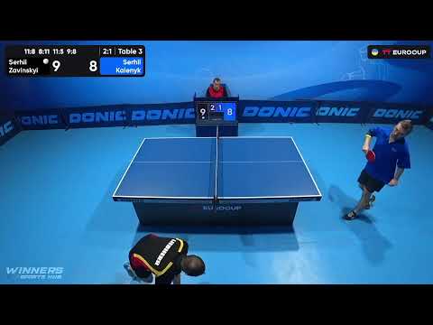 20:05 Serhii Zavinskyi - Serhii Kalenyk 05.09.2023 TT Euro.Cup Ukraine Professional. TABLE 3