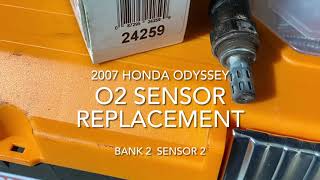 2005-2010 Honda Odyssey O2 Sensor replacement | B2S2 - P0157