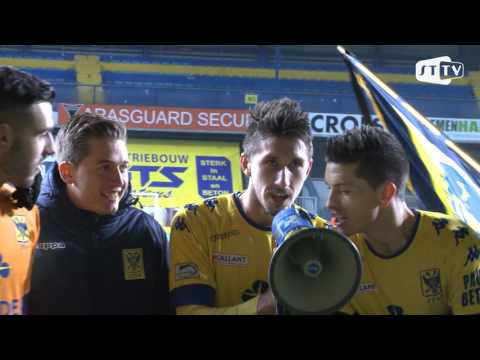 Sascha Kotysch reageert bij ST TV na de overwinning tegen Moeskroen