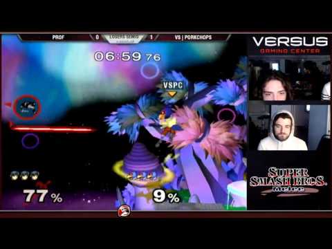Versus Melee Weekly 1/31/16 - Losers Semis - Prof (Marth) vs VS|Porkchops (Falco)