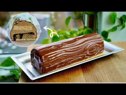 Mont Blanc Buche de Noel | Chestnut, Vanilla & Black Current Mousse Cake