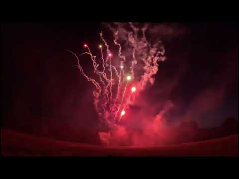 Epic Low-Noise Wedding Fireworks to Bon Jovi's Livin’ on a Prayer | Pyromusical in Gloucestershire