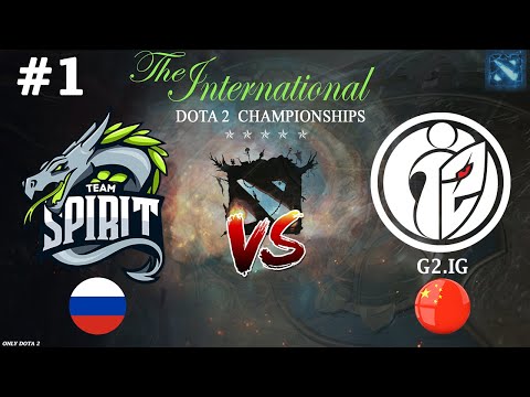 СПИРИТ В МАТЧЕ НА ВЫЛЕТ! | Spirit vs G2.IG #1 (BO3) The International 2024