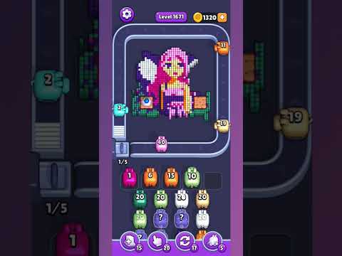 Pixel Flow Niveau 1671 Gennemgang