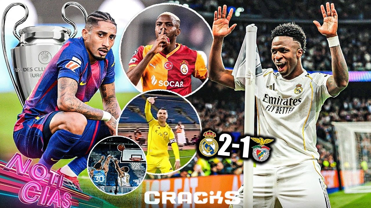 Bailó Vini, Madrid avanza | Gala arruina ‘milagro’ | Raphinha a por la Champions | CR7 cambia el siu