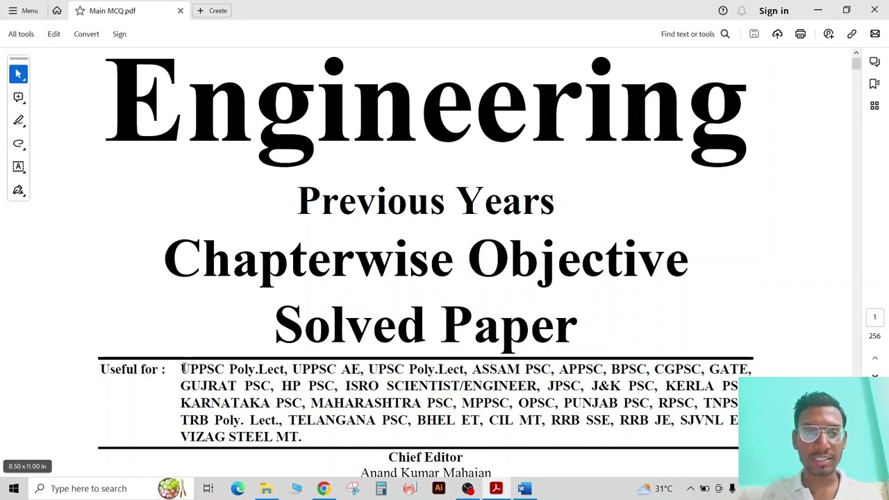 1 PDF for ALL Chemical Engineering EXAMS