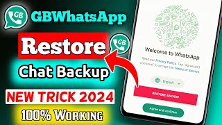GBWhatsApp Backup Restore 2024 | GBWhatsApp Chat Backup And Restore | GBWhatsApp Old Data Recovery
