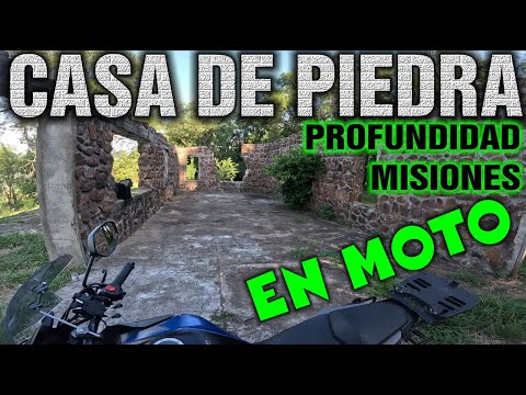 CASA DE PIEDRA PROFUNDIDAD MISIONES en MOTO