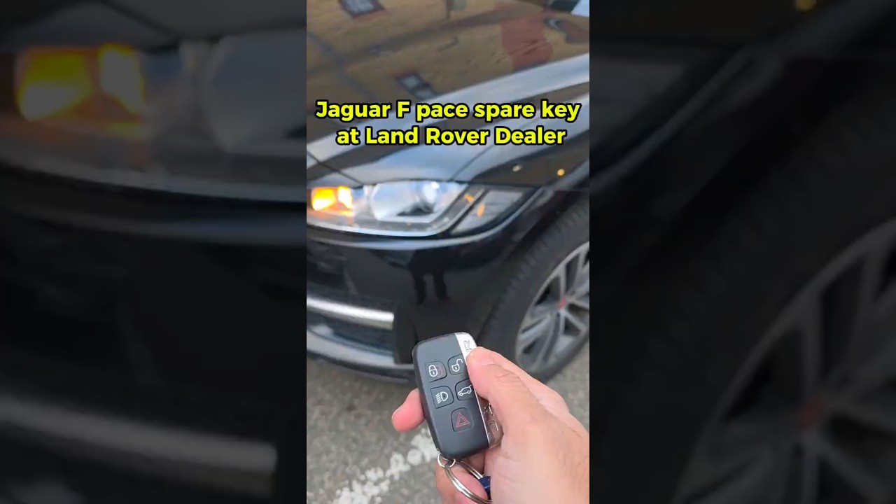 Jaguar F-PACE Spare Key Programmed On-Site at Land Rover Dealer