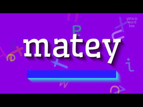 How to say "matey"! (High Quality Voices)