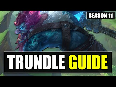 HOW TO PLAY TRUNDLE TOP SEASON 11 - (Best Build, Runes, Gameplay) - S11 Trundle Guide