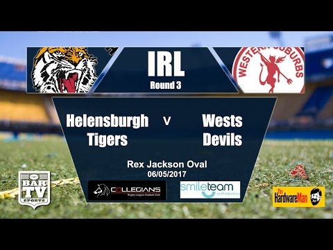 2017 IRL Round 3 Full Match Replay - Helensburgh Tigers Vs Wests Devils