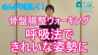 骨盤腸整ウォーキング呼吸法できれいな姿勢に