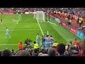 Rodri goal celebration!!! Arsenal fans throw bottles!!!