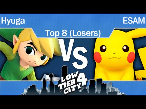 LTC4  - SF | Hyuga (Toon Link) vs PG | ESAM (Pikachu, Corrin) Top 8 - Losers - Smash 4
