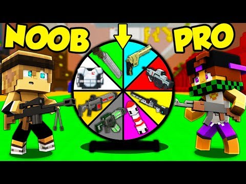 RUOTA DELLE ARMI NOOB contro PRO! - Fortnite in Casa Minecraft ITA
