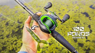 Fishing A Craw In The THICKEST Pond SLOP (100 Ponds Ep. 52)