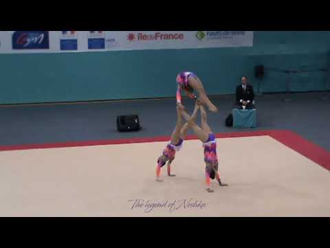 GBR 2 - Women group Acro worlds Levallois 2014 qualifs Balance
