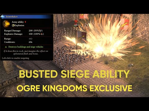Warhammer 3 Ogre Kingdoms Busted Siege Exploit
