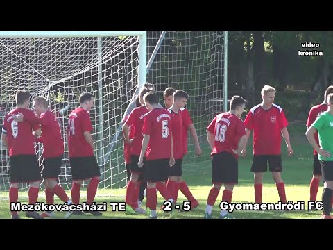 Békés Megyei Ifjúsági Kupa U19 Gyomaendrődi FC - Mezőkovácsházi TE