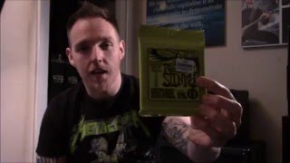 Video thumbnail for Ernie ball RPS strings vs Ernie ball regular slinky by Matt The Riff Master