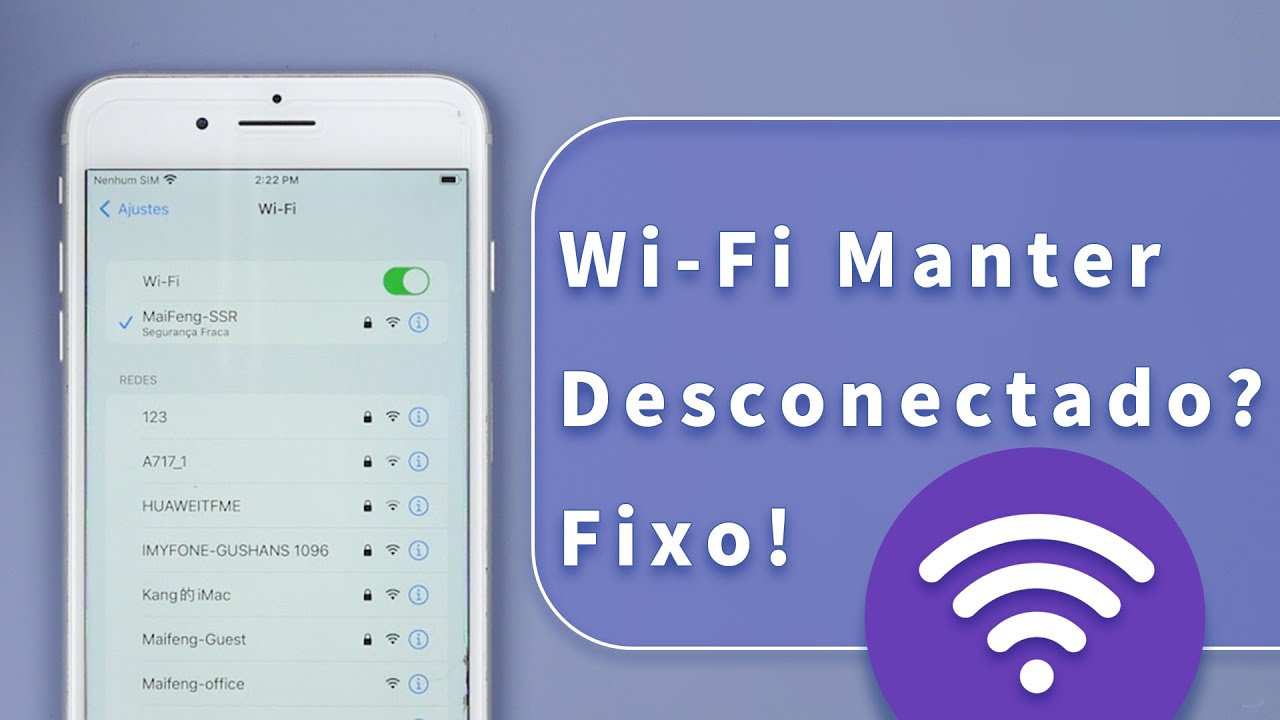 Corrigir o WiFi não conectar ao iPhone