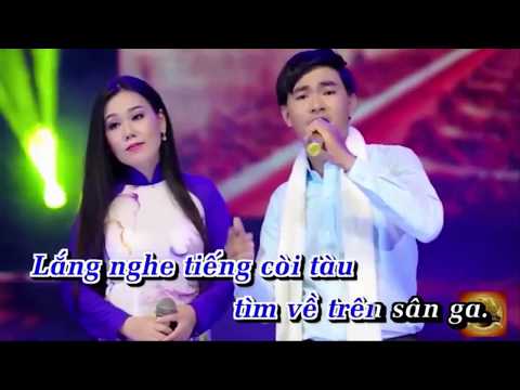 Karaoke Chiều Sân Ga Thiếu Giọng Nữ Song Ca Hoàng Khương Bolero