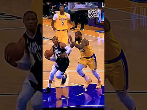 LeBron James vs Russell Westbrook 🏀💪💯 #nba #nbaplayer #sportsedit  #basketball #lebronjames