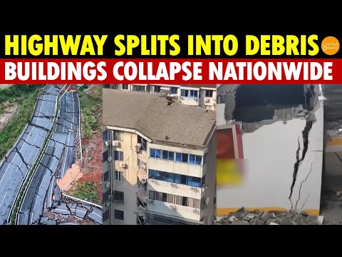 China's Tofu-Dreg Projects Explode! Highway Splits into Debris, Buildings Collapse Nationwide