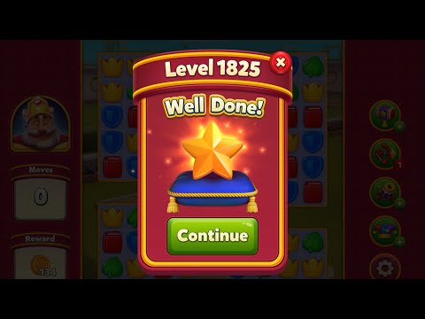 Royal Match - King Robert - Hard Level 1825