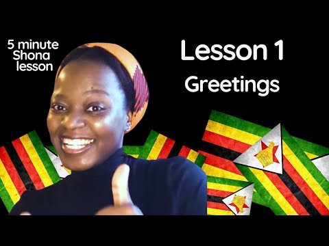 Lesson 1: Greetings | Shona Beginner Lessons| Speak Shona