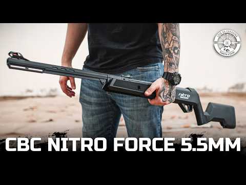 Carabina CBC Nitro Force Montenegro 5.5mm Nitro Gas Ram 68Kg