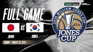 45th William Jones Cup 2026 Men’s Basketball Tournament  JPN vs KOR