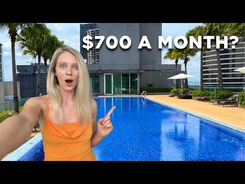 Căn hộ sang trọng $700 ở Kuala Lumpur?! Tham quan căn hộ giá rẻ ở Malaysia ($700 Luxury Apartments in Kuala Lumpur?! Affordable Malaysia Apartment Tour)
