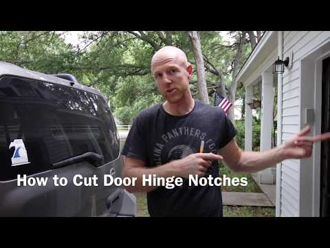 How to Cut Door Hinge Notches
