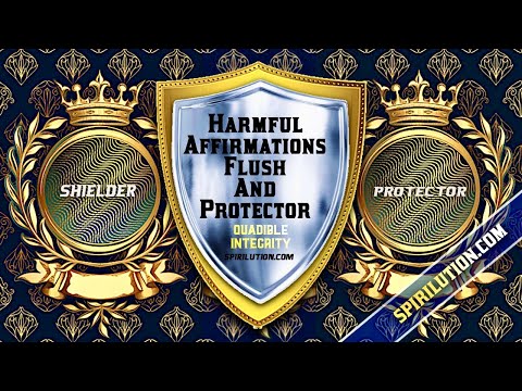 [POWERFUL FLUSH] ★Harmful Affirmations / Intensions Shielder & Protector ★ (Use Daily) 417Hz 999Hz