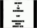 Ian Dury & The Blockheads-Waiting for your Taxi@Hammersmith